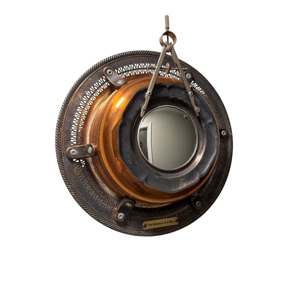 Steampunk The Measure of A Man Art Piece Mirror Art Walrod
